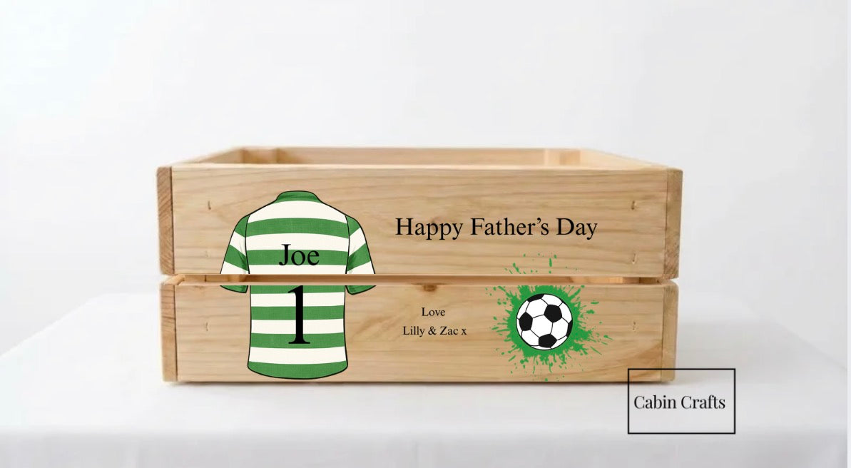 Football Crate.  (Birthday/ Father’s Day)
