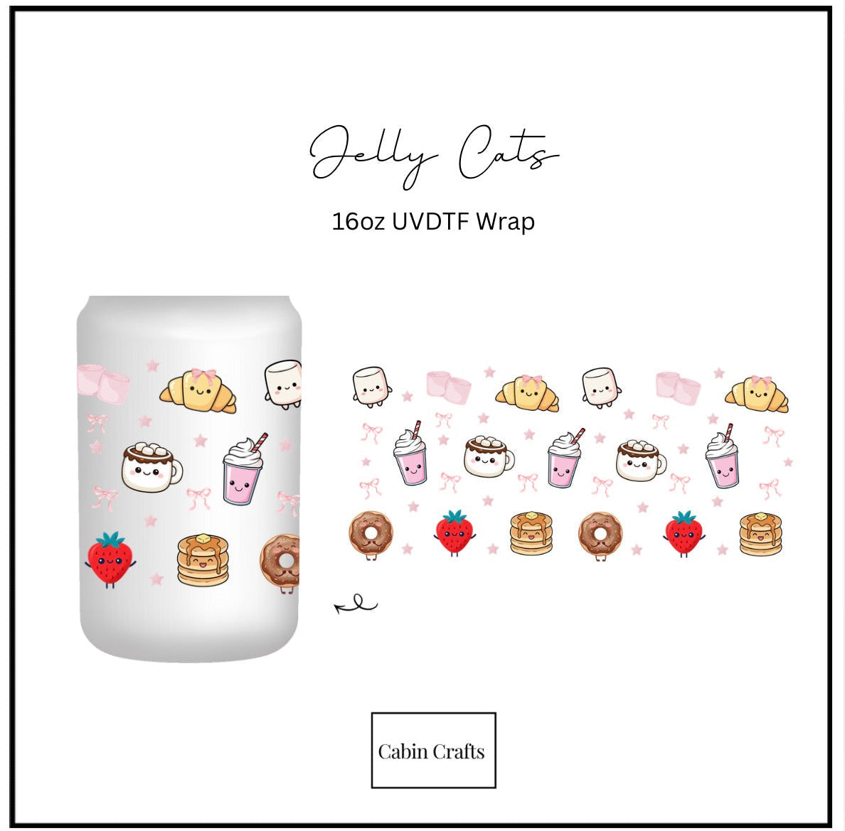Jelly Cats 16oz UVDTF