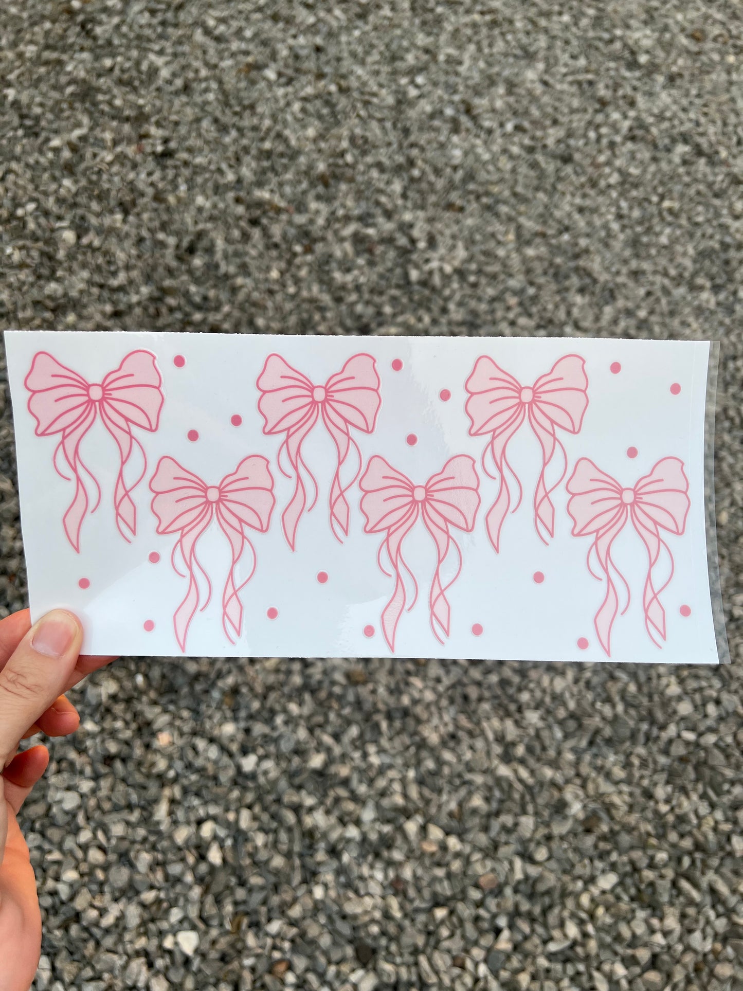 Dottie Bows 16oz UVDTF