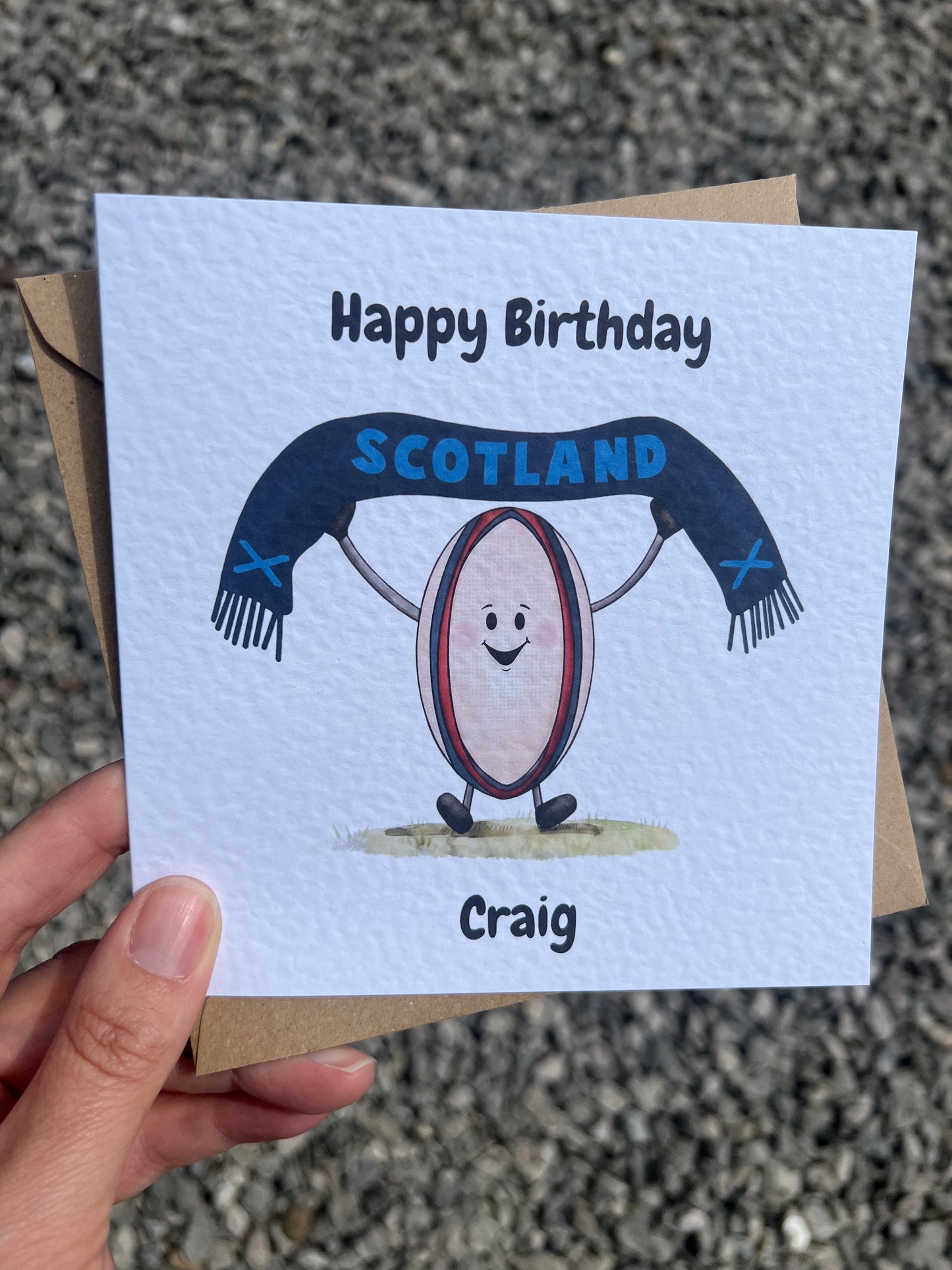 Rugby Card (Father’s Day/ Birthday)